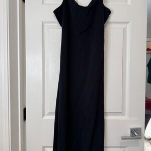 Good American Spaghetti Strap Black Dress
